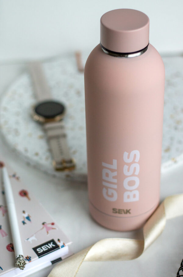 Water Bottle / Thermos – Girl Boss – 500 ml, Stainless Steel