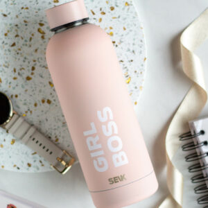 Water Bottle / Thermos – Girl Boss – 500 ml, Stainless Steel
