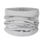 Grey Single-Layer Merino Wool Tube Scarf
