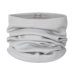 Grey Single-Layer Merino Wool Tube Scarf