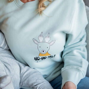 Ho-Ho-Ho Oversized Christmas Sweatshirt