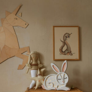 Horse & Unicorn Origami Wall Decoration – Plywood