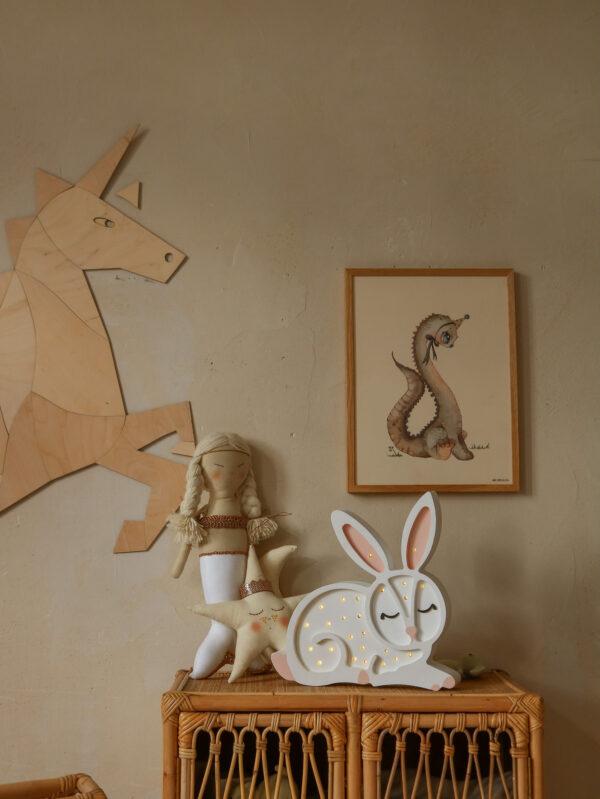 Horse & Unicorn Origami Wall Decoration – Plywood