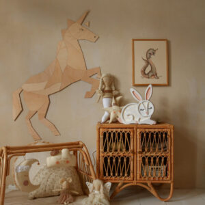 Horse & Unicorn Origami Wall Decoration – Plywood