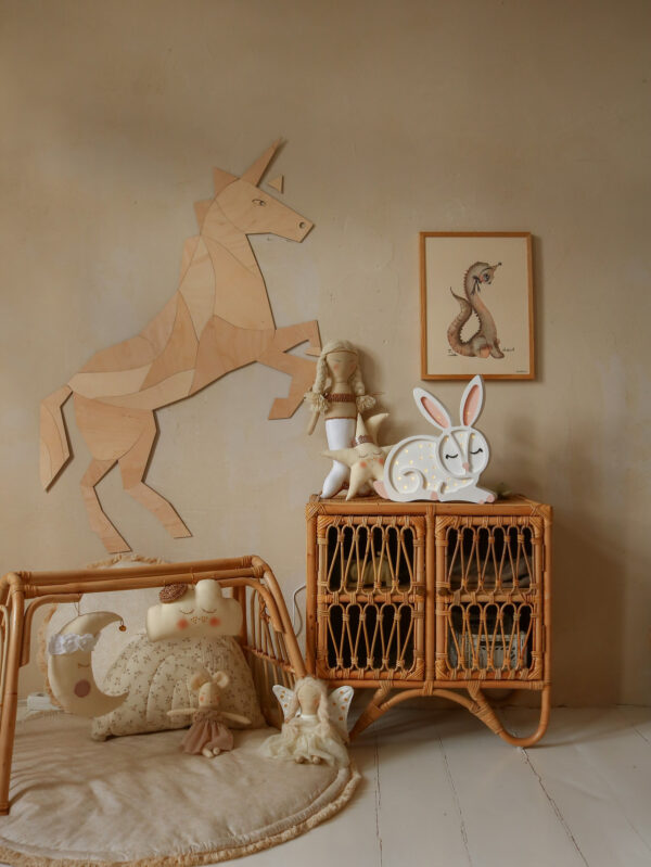 Horse & Unicorn Origami Wall Decoration – Plywood
