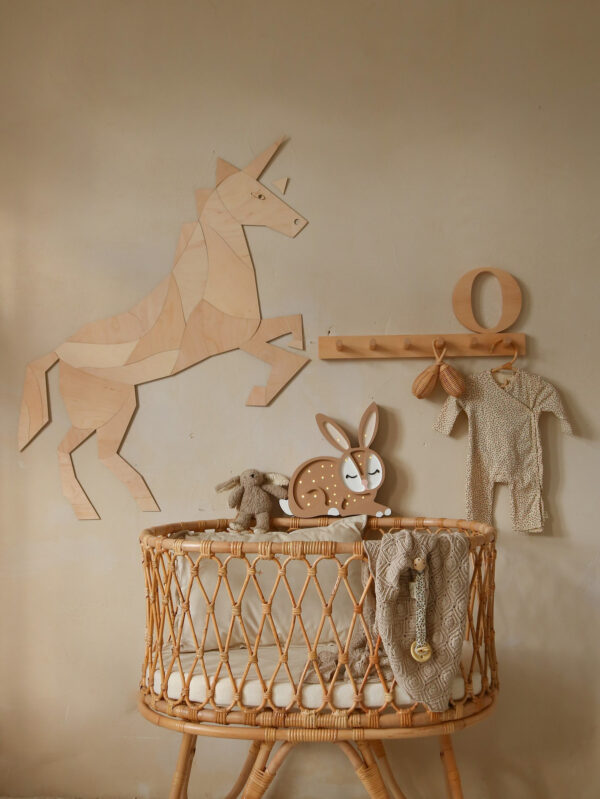 Horse & Unicorn Origami Wall Decoration – Plywood