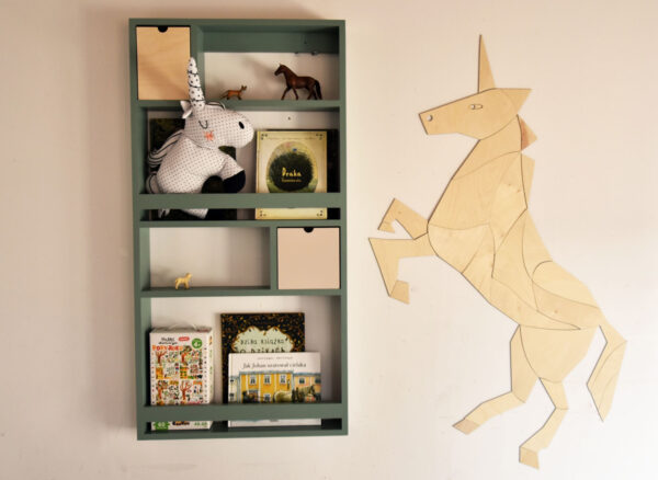 Horse & Unicorn Origami Wall Decoration – Plywood