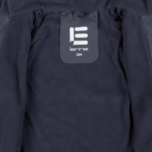 Kids’ Fleece-Lined Rain Jacket and Dungaree Set – Navy Blue