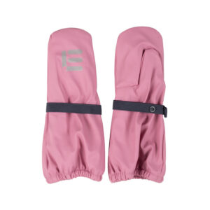 Kids’ Fleece-Lined Rain Mittens – Pink