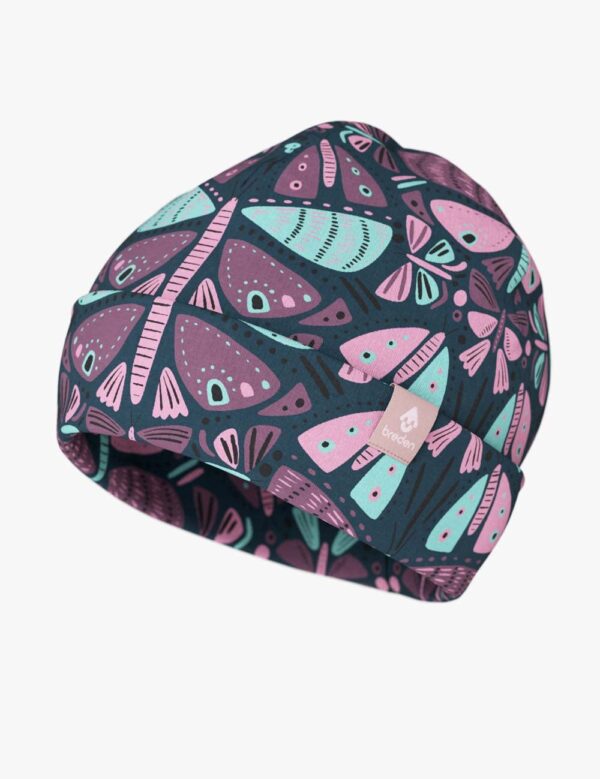 Kids Hat-Beanie For Autumn And Spring KLAUS – Butterflies