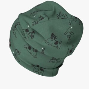 Kids Hat-Beanie For Autumn And Spring KLAUS – Green Dogs