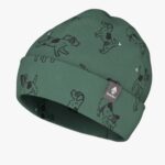 Kids Hat-Beanie For Autumn And Spring KLAUS - Green Dogs