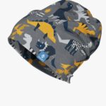Kids Hat-Beanie For Autumn And Spring KLAUS - Dinosaurs