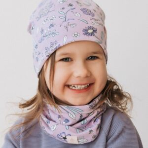 Kids Hat-Beanie For Autumn And Spring KLAUS - Sunny Petals