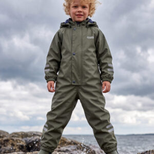 Kids’ Insulated Rain Suit – Green