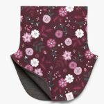 Kids Merino Neck Warmer MIKEL - Winter Flowers