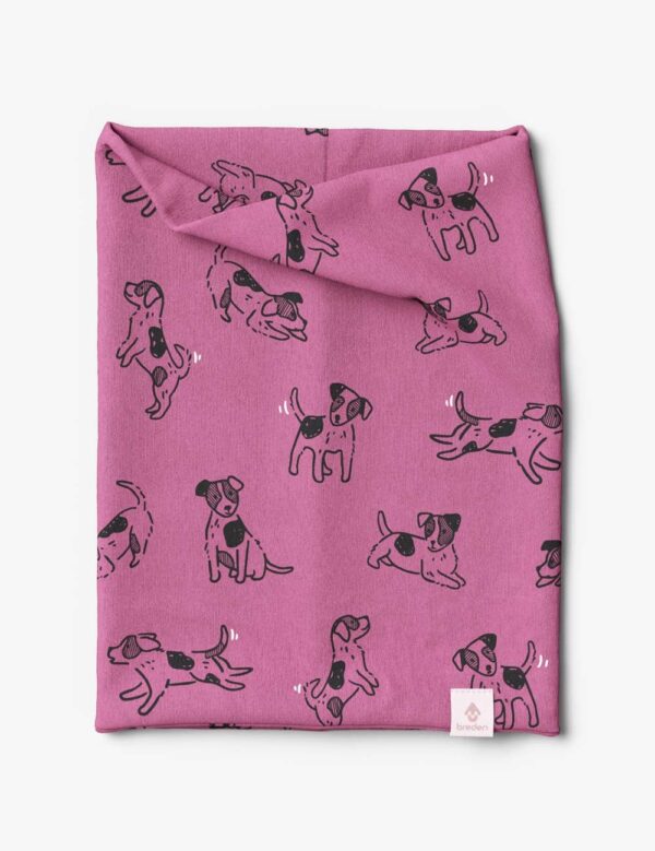 Kids Neck Tube For Autumn And Spring TOBIAS – Pink Dogs