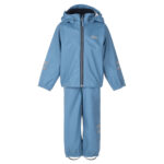 Kids’ Rain Jacket and Dungaree Set – Blue