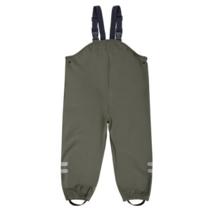 Kids’ Waterproof Rain Dungarees – Green