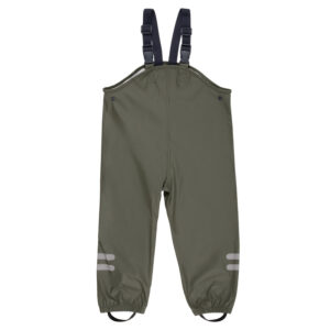 Kids’ Waterproof Rain Dungarees – Green