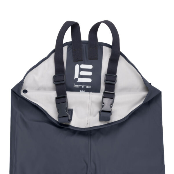 Kids’ Waterproof Rain Dungarees – Navy Blue