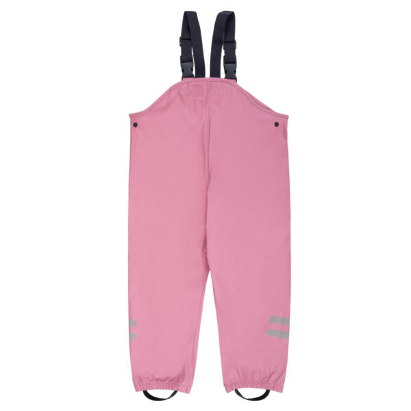 Kids’ Waterproof Rain Dungarees – Pink