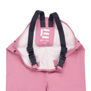 Kids’ Waterproof Rain Dungarees – Pink