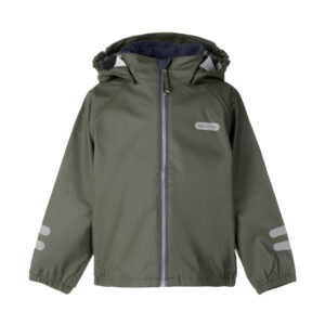 Kids’ Waterproof Rain Jacket – Green