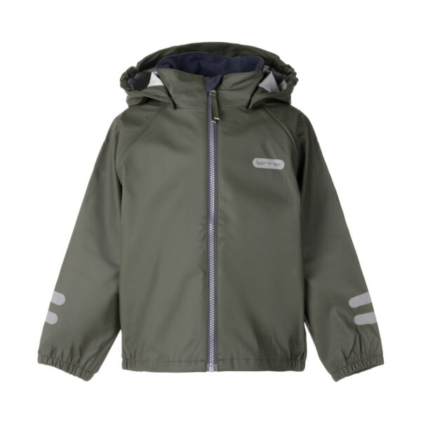 Kids’ Waterproof Rain Jacket – Green