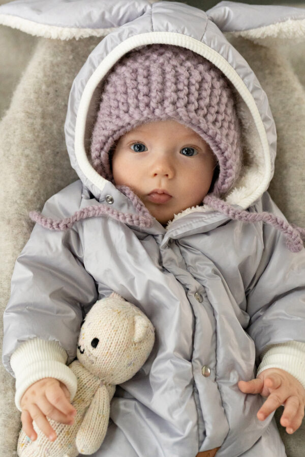 Winter Jumpsuit with Teddy Lining – Rabbit, 62–116