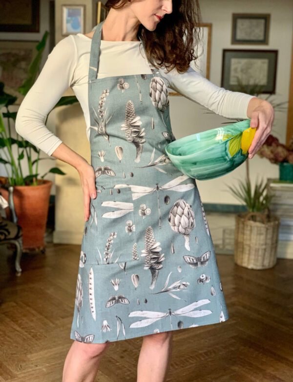 Ladies’ Apron – Seeds Aqua