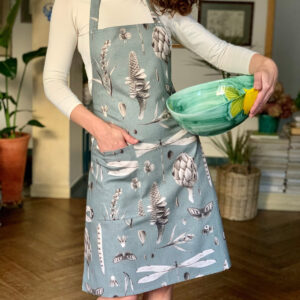 Ladies' Apron - Seeds Aqua