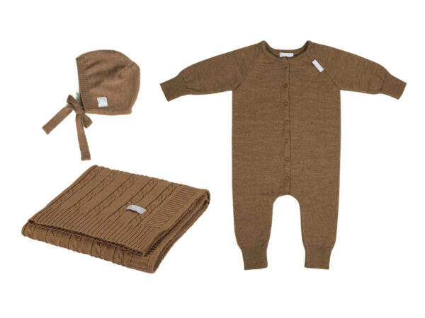 JOY Gift Set For Baby – Blanket, Romper and Bonnet