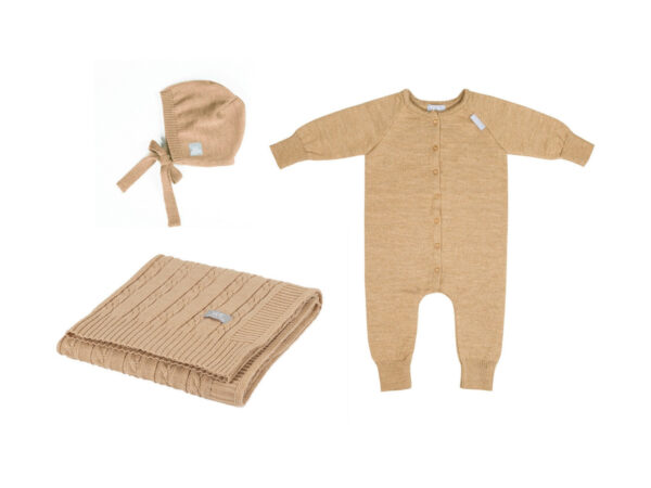 JOY Gift Set For Baby – Blanket, Romper and Bonnet
