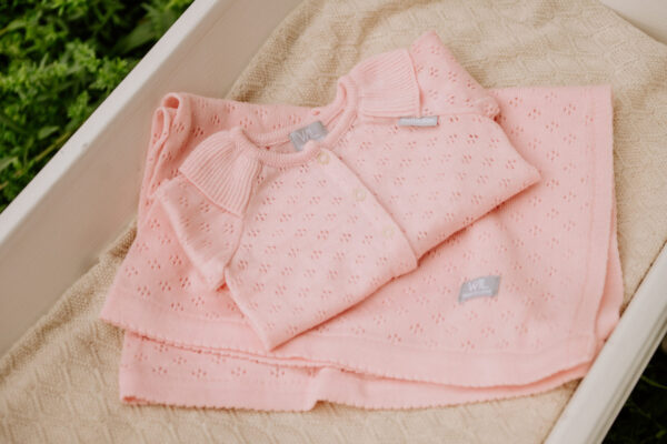 LOVE Gift Set For Baby – Blanket, Romper and Bonnet