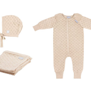 LOVE Gift Set For Baby – Blanket, Romper and Bonnet