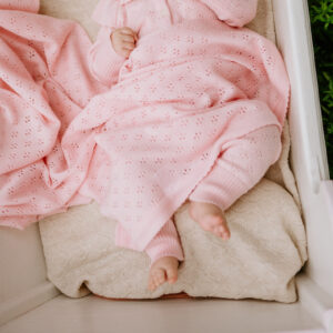 LOVE Gift Set For Baby – Blanket, Romper and Bonnet