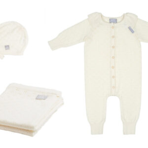 LOVE Gift Set For Baby – Blanket, Romper and Bonnet