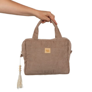 Large Cotton Make-Up Bag – Latte