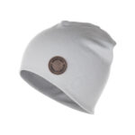 Light Grey Double-Layer Merino Wool Hat
