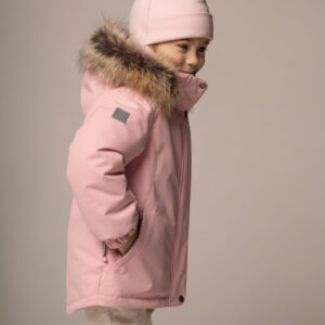 Light Pink Merino Wool Pom-Pom Balaclava