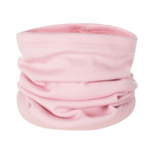 Light Pink Single-Layer Merino Wool Tube Scarf