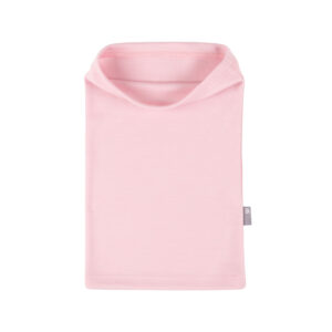 Light Pink Single-Layer Merino Wool Tube Scarf