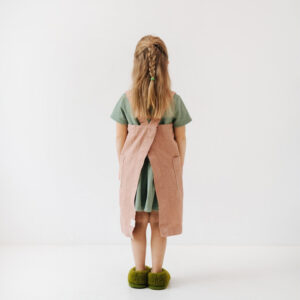 Linen Pinafore Apron for Kids – Honey