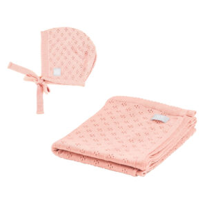 LOVE Gift Set For Baby – Blanket and Bonnet
