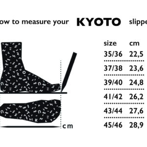 TOKU Kyoto Leather Slippers – Black