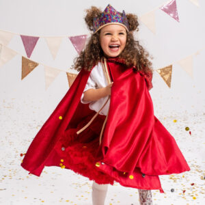 Kids' Velour Hooded Cape – Red Riding Hood