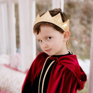 Kids’ Velour Hooded Cape – Red Riding Hood