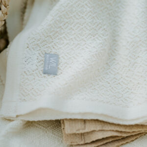 Merino wool baby blanket DELIGHT