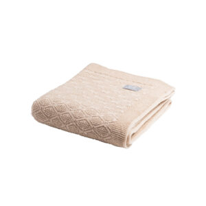 Merino wool baby blanket HAPPINESS